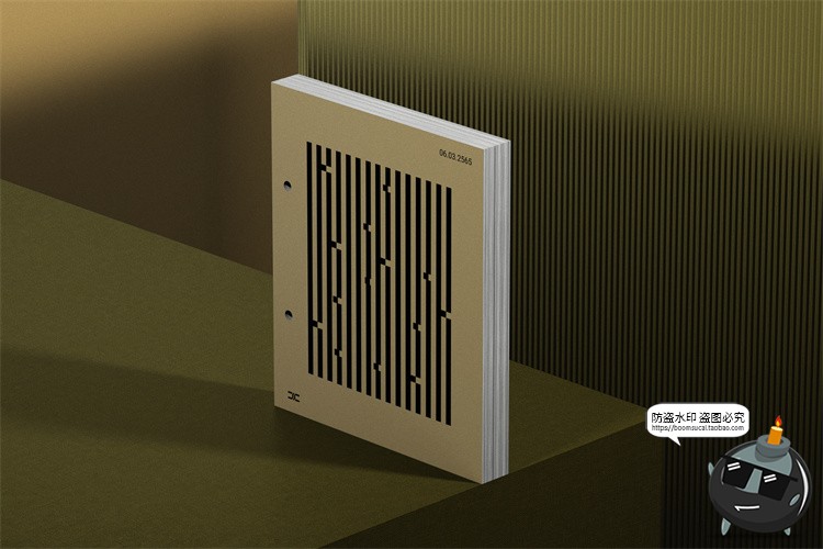 图片[3]-侘寂优雅质感品牌VI应用文具作品展示效果图样机PSD模板文创素材-设计猿