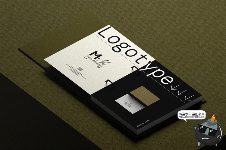 图片[16]-侘寂优雅质感品牌VI应用文具作品展示效果图样机PSD模板文创素材-设计猿