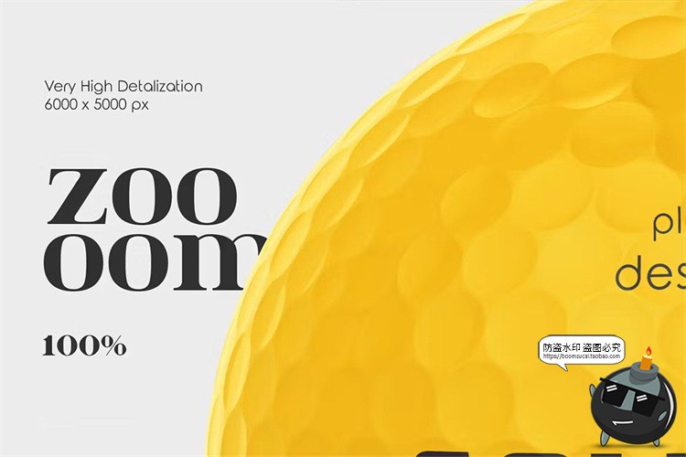 图片[9]-高尔夫球圆赛球模型品牌logo标识贴图效果展示样机PSD模板PS素材-设计猿