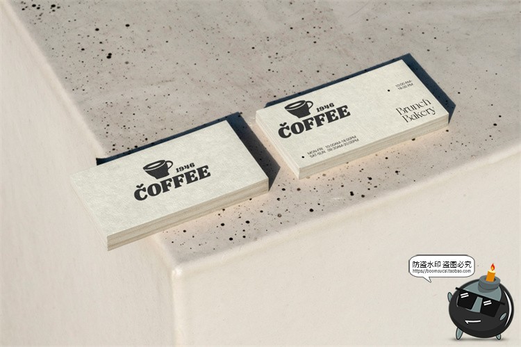 图片[14]-咖啡店品牌门头场景咖啡杯LOGO展示vi提案贴图样机PSD模板PS素材-设计猿