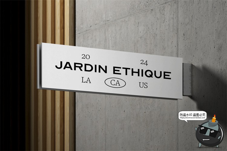 图片[8]-工业风店招导视海报架灯箱VI应用样机效果图展示PSD模板PS素材-设计猿