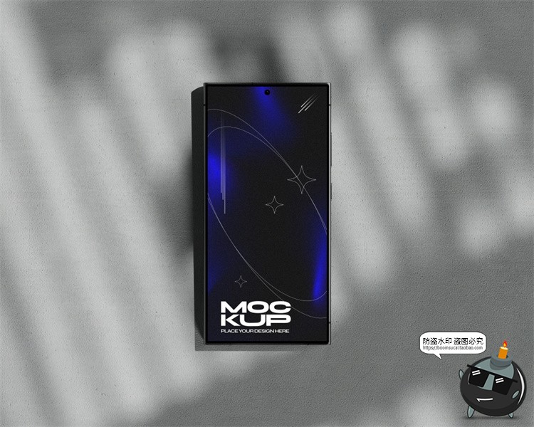 图片[2]-安卓手机APP界面UI设计贴图PS样机光影场景展示效果PSD模板ps素材-设计猿