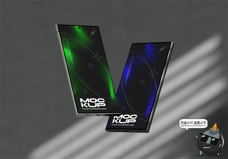 图片[8]-安卓手机APP界面UI设计贴图PS样机光影场景展示效果PSD模板ps素材-设计猿