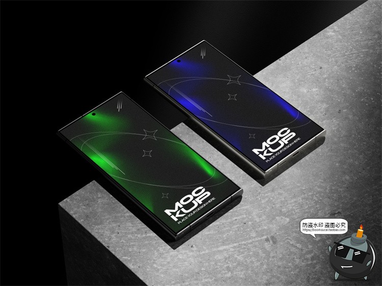 图片[14]-安卓手机APP界面UI设计贴图PS样机光影场景展示效果PSD模板ps素材-设计猿