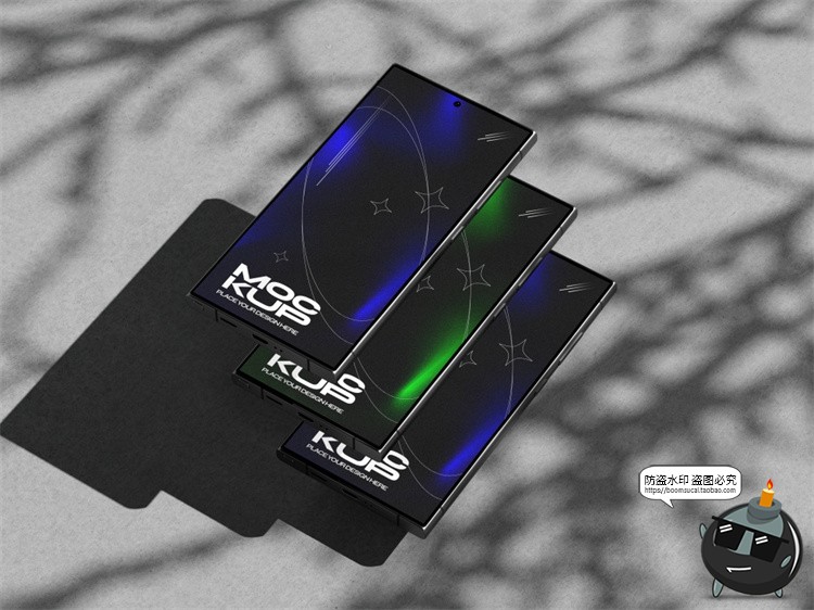 图片[17]-安卓手机APP界面UI设计贴图PS样机光影场景展示效果PSD模板ps素材-设计猿