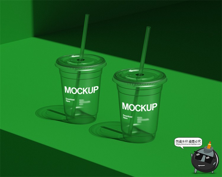 图片[10]-咖啡品牌茶饮VI场景应用外卖纸袋纸杯拎袋包装PSD模板样机ps素材-设计猿