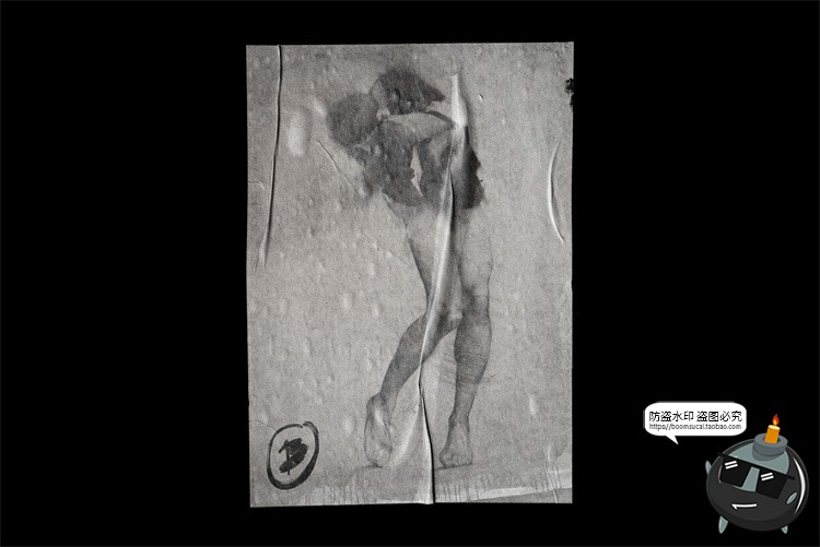 图片[6]-褶皱视觉海报潮流广告后期效果智能贴图样机PSD模板png免抠图素材-设计猿