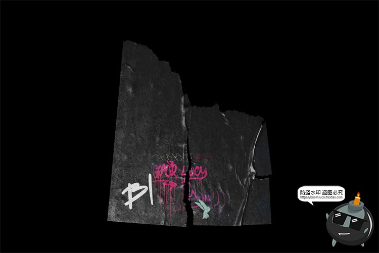 图片[8]-褶皱视觉海报潮流广告后期效果智能贴图样机PSD模板png免抠图素材-设计猿