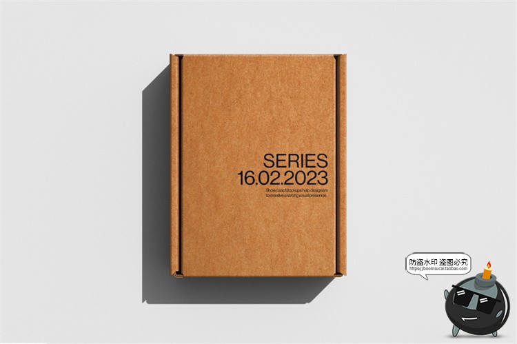 图片[8]-高级感品牌VI牛皮纸包装纸盒礼盒效果展示贴图样机PSD模板素材-设计猿