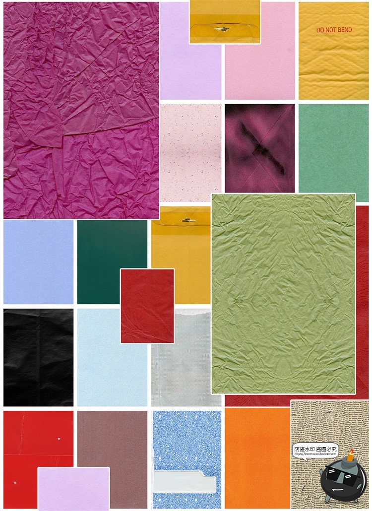 图片[2]-复古做旧褶皱折痕水彩纸张肌理艺术纸纹背景高清JPG图片美工素材-设计猿