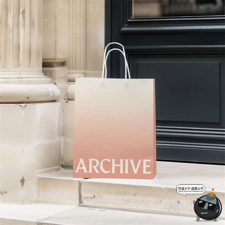 图片[2]-高级感优雅品牌VI名片手提袋海报吊牌电脑贴图样机PSD模板ps素材-设计猿