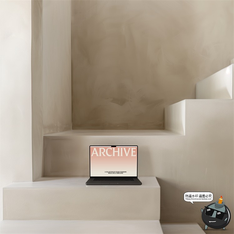 图片[3]-高级感优雅品牌VI名片手提袋海报吊牌电脑贴图样机PSD模板ps素材-设计猿