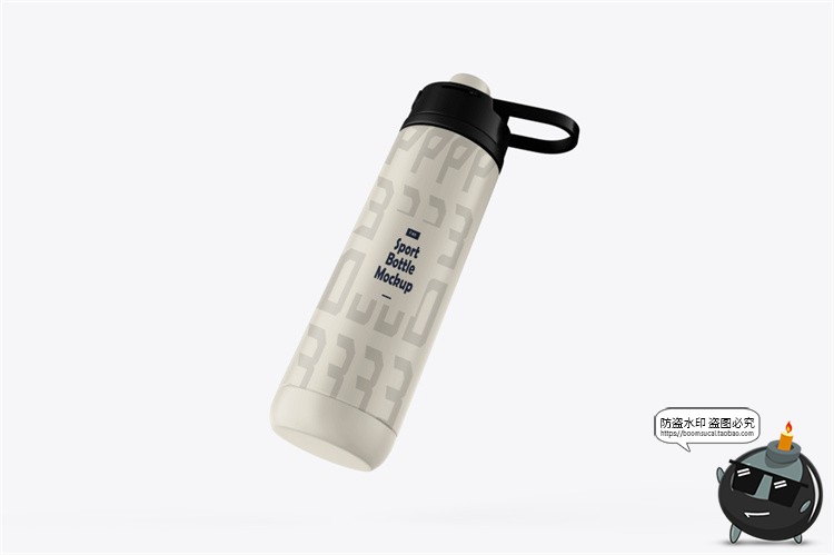 图片[2]-运动健身户外水壶水瓶保温壶杯瓶身logo标识贴图样机PSD模板素材-设计猿