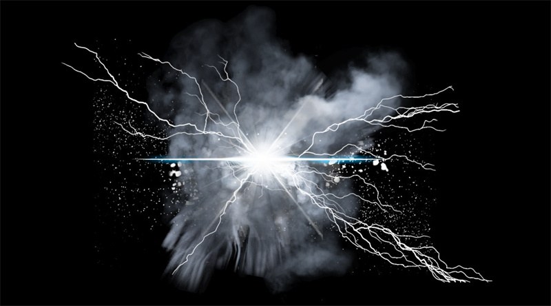 雷暴雨闪电光效电击火花雷电光线PNG免扣透明图片PS设计PSD素材-设计猿