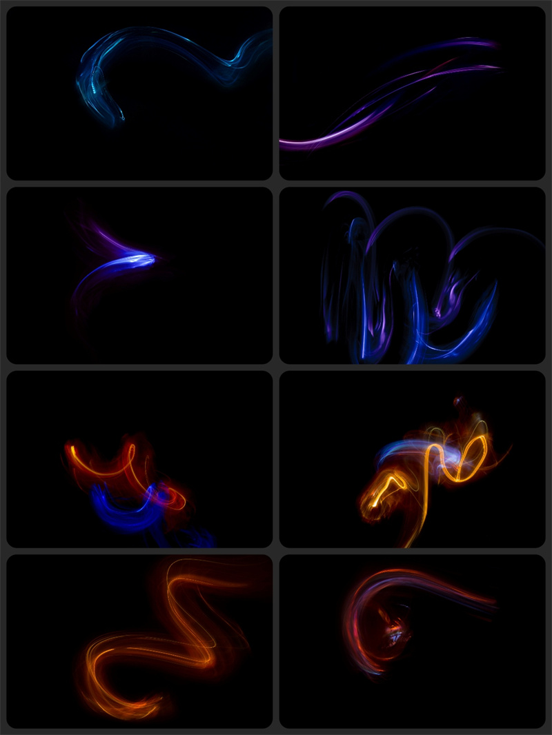 图片[8]-炫彩眩光炫酷光效特效光虹覆盖叠加JPG黑底滤色高清图片PS素材-设计猿