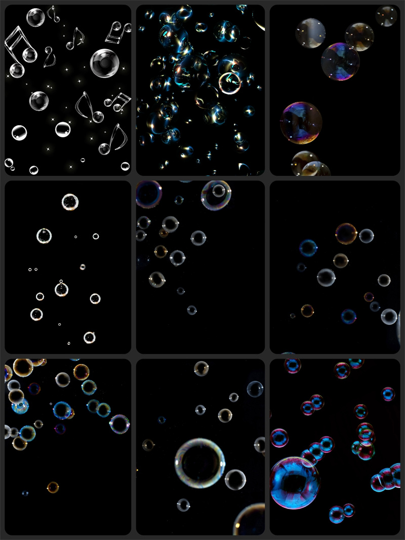 图片[6]-PS唯美梦幻彩色气泡水泡泡飞舞jpg滤色背景影楼婚纱特效PSD素材-设计猿