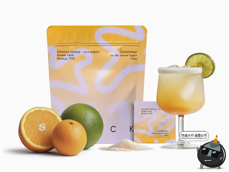 图片[8]-铝箔自立袋自封袋小样分装独立包装袋设计效果图展示PSD样机素材-设计猿