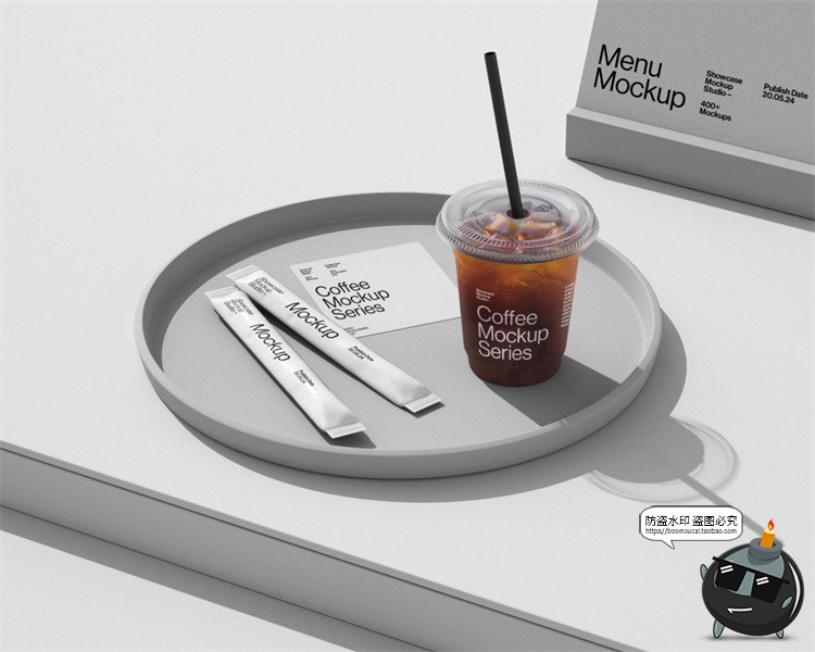 图片[2]-小众手工咖啡店VI提案一次性外带纸杯包装菜单品牌样机模板PS素材-设计猿