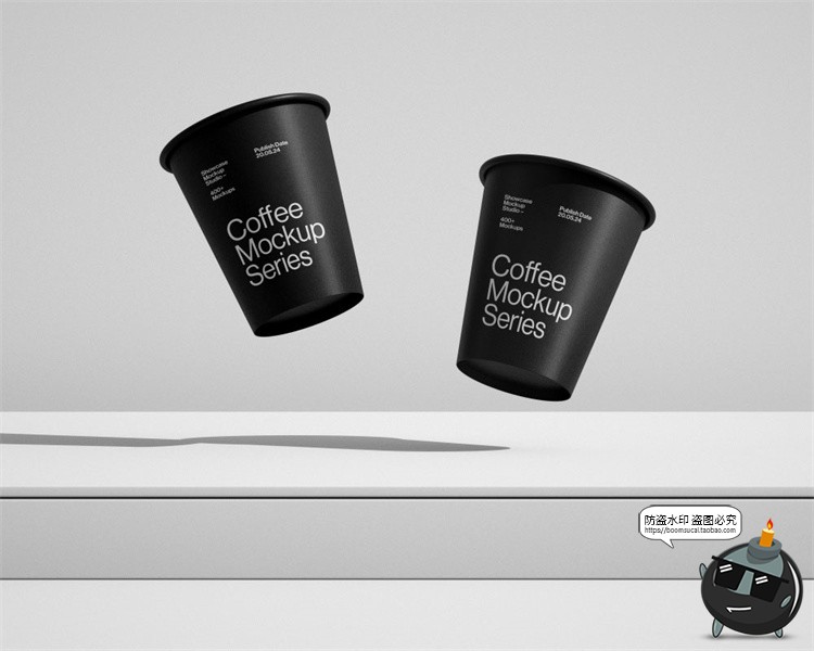 图片[12]-小众手工咖啡店VI提案一次性外带纸杯包装菜单品牌样机模板PS素材-设计猿