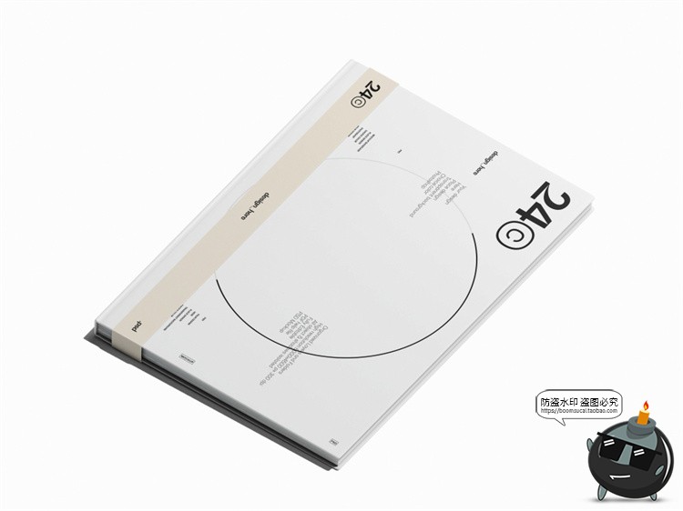 图片[7]-硬面精装书籍装帧画册封面腰封套装作品展示效果图PSD样机PS素材-设计猿