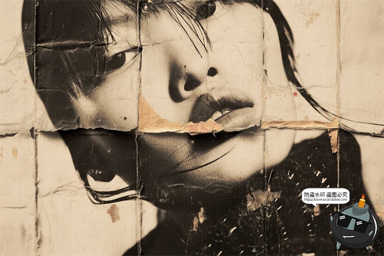 图片[4]-复古做旧折痕褶皱破损牛皮瓦楞纸板照片特效滤镜样机PSD模板素材-设计猿