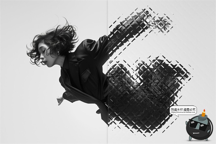 图片[6]-复古时尚艺术压花长虹磨砂玻璃扭曲错位置换滤镜样机特效PS素材-设计猿