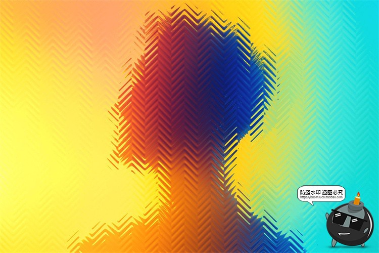 图片[7]-复古时尚艺术压花长虹磨砂玻璃扭曲错位置换滤镜样机特效PS素材-设计猿