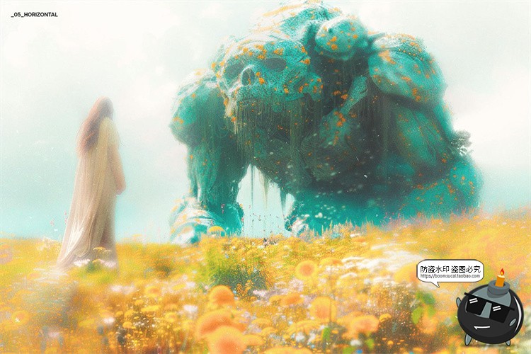 图片[2]-复古迷幻朦胧梦幻柔光模糊弥散射光晕图像滤镜特效PSD模板PS素材-设计猿