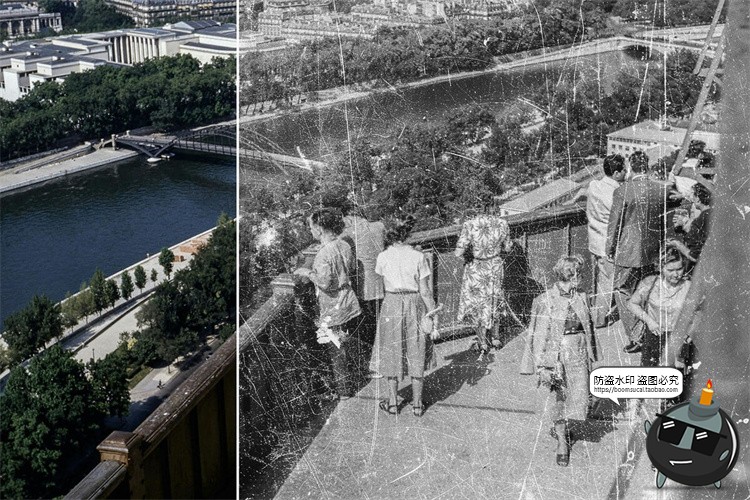 图片[2]-复古黑白做旧失真褪色划痕磨损老照片滤镜特效样机PSD模板PS素材-设计猿