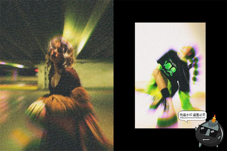 图片[2]-复古运动模糊电影大片镜头动态聚焦效果特效滤镜样机PSD模板素材-设计猿