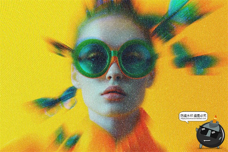 图片[5]-复古运动模糊电影大片镜头动态聚焦效果特效滤镜样机PSD模板素材-设计猿