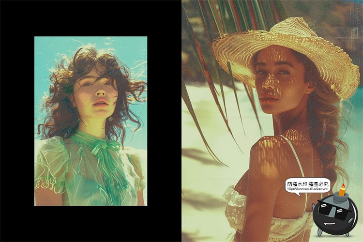 图片[5]-日系怀旧胶片复古褪色颗粒风景图像照片特效滤镜样机PSD模板素材-设计猿