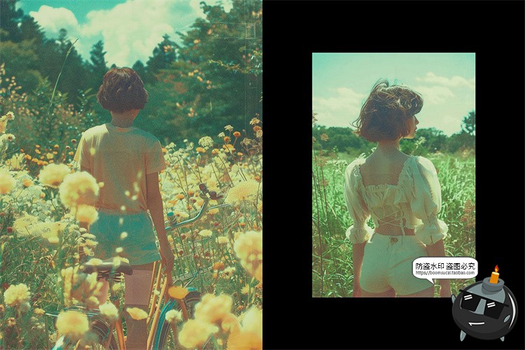 图片[6]-日系怀旧胶片复古褪色颗粒风景图像照片特效滤镜样机PSD模板素材-设计猿