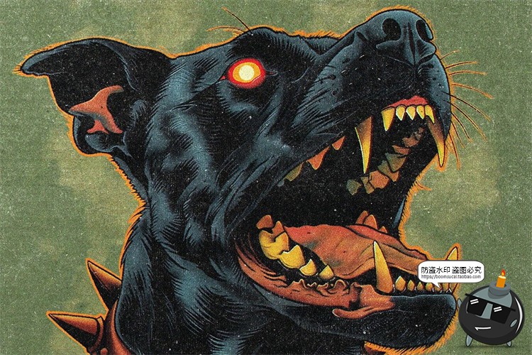 图片[5]-潮流复古怀旧磨损粗糙颗粒噪点漫画做旧丝网特效样机PSD模版素材-设计猿