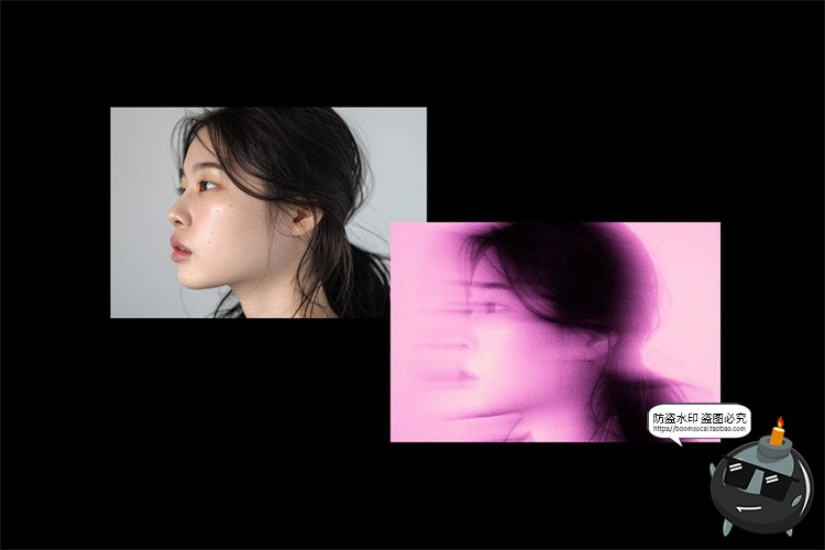 图片[2]-梦幻模糊故障残影失真照片图像特效智能滤镜样机PSD模板ps素材-设计猿