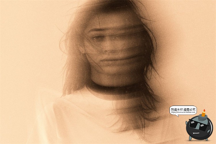 图片[8]-梦幻模糊故障残影失真照片图像特效智能滤镜样机PSD模板ps素材-设计猿