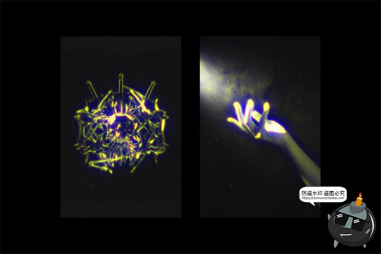 图片[2]-复古未来潮流科幻动感幻象错位失真故障风图像照片滤镜样机PS模板-设计猿