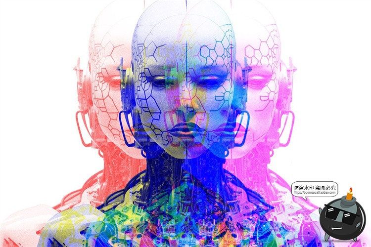 图片[6]-三重叠影曝光照片故障图像效果后期合成滤镜特效样机PSD模板素材-设计猿