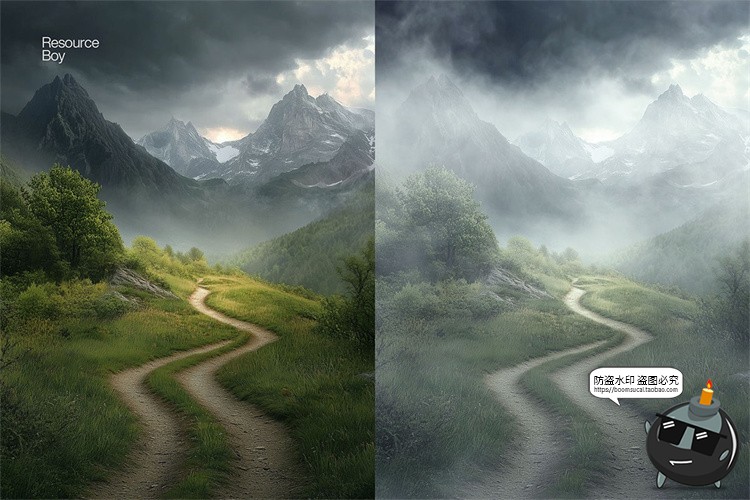 图片[2]-4K高清雾霾迷雾云烟薄雾烟雾浓烟肌理背景底纹JPG黑底图片素材-设计猿