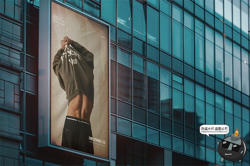 图片[7]-户外街拍街头广告牌灯箱海报招贴导视效果图展示样机PSD模板素材-设计猿