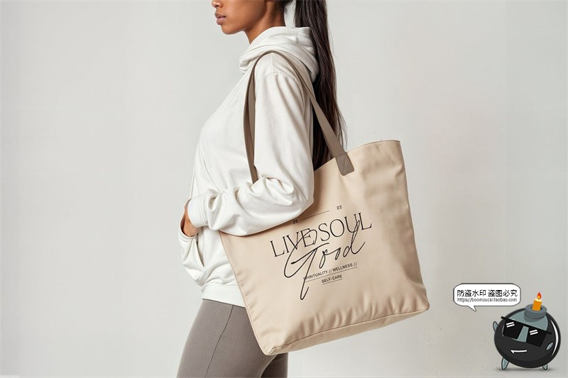 图片[6]-女性瑜伽运动训练健身品牌VI应用作品展示效果图样机PSD模板素材-设计猿