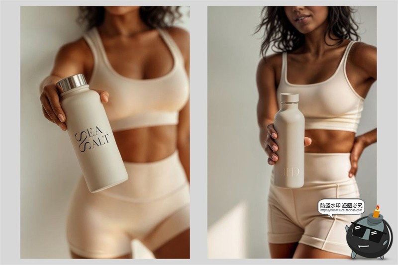 图片[7]-女性瑜伽运动训练健身品牌VI应用作品展示效果图样机PSD模板素材-设计猿