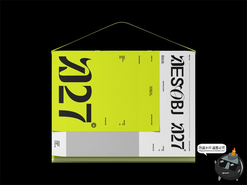 图片[3]-创意杂志画册品牌手册封面内页作品展示效果图样机PSD模板ps素材-设计猿