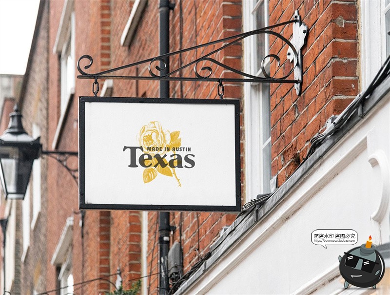 图片[19]-户外街头店铺灯箱店招标牌广告牌logo效果图展示样机PSD模板素材-设计猿