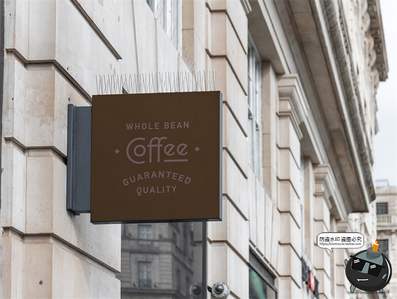 图片[23]-户外街头店铺灯箱店招标牌广告牌logo效果图展示样机PSD模板素材-设计猿