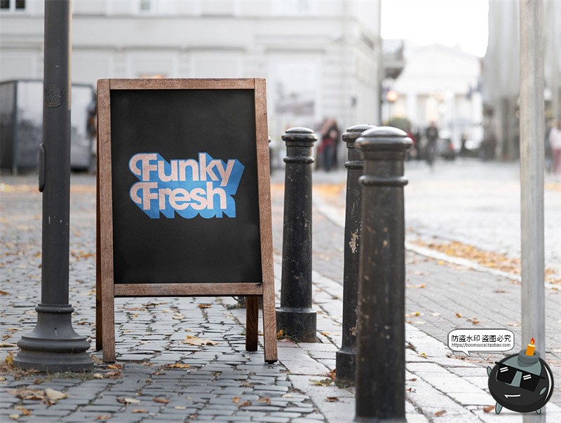 图片[34]-户外街头店铺灯箱店招标牌广告牌logo效果图展示样机PSD模板素材-设计猿