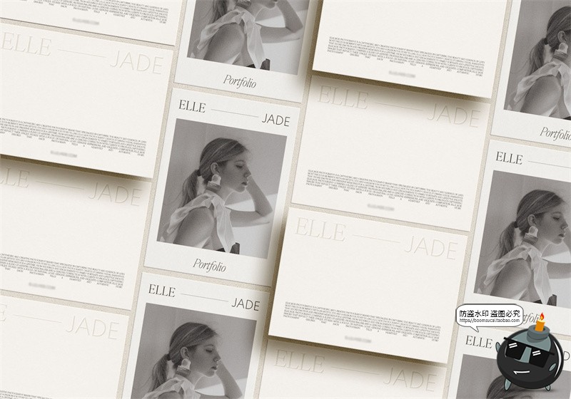 图片[14]-光影信封信纸名片贺卡明信片作品展示效果图贴图样机PSD模板素材-设计猿