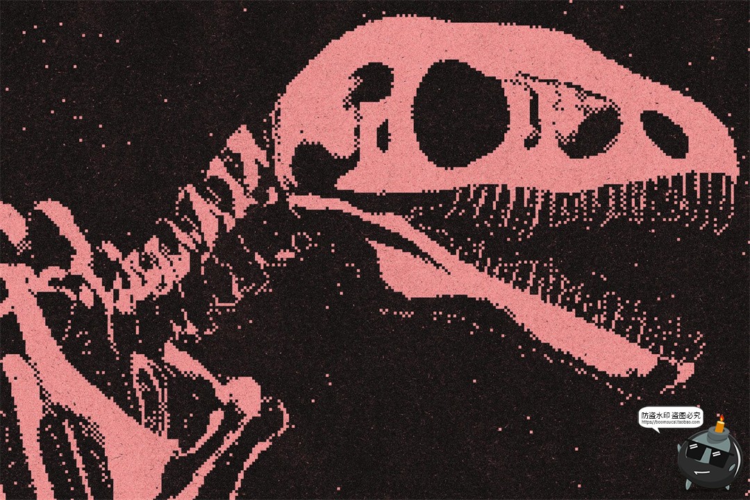 图片[4]-复古电脑图形8位像素化CRT屏幕蒸汽波半色调噪点特效PSD样机素材-设计猿