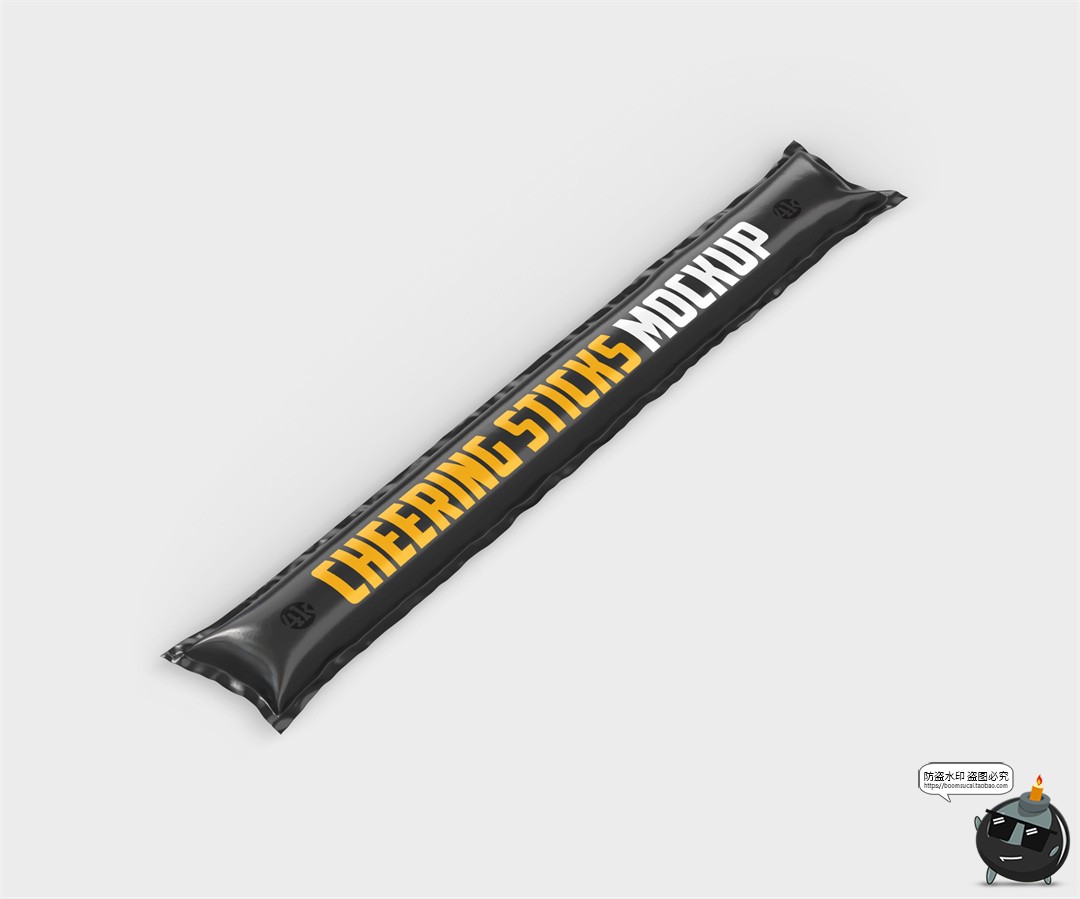 图片[2]-体育赛事周边文创球迷啦啦队充气加油软棒贴图样机PSD模板PS素材-设计猿