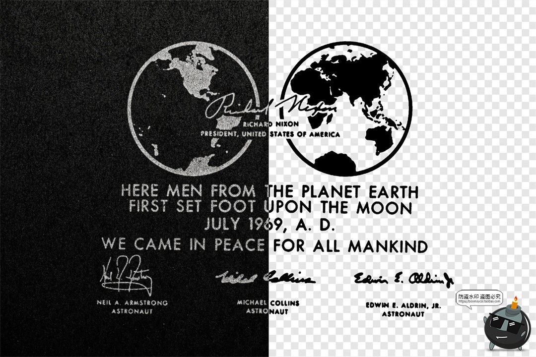 图片[2]-复古印刷品风格印章墨水粗糙牛皮纸草纸纸板标签PSD模板样机素材-设计猿